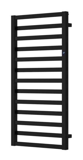 Instalprojekt - Kúpeľňový radiátor POPPY čierna farba - Farba radiátora - Čierna, Rozmer radiátora - 600 × 1310 mm, výkon 631 W, Typ pripojenia - Klasické (spodné) RADPPY601331