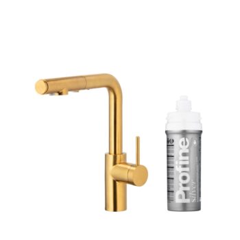 KFA KFA - Batéria drezová DUERO PURE BASIC výsuvná s filtráciou brúsené zlato 6623-114-31