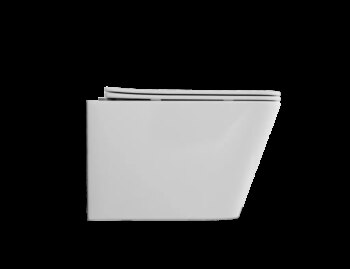 LaVilla WC misa závesná PAROS rimless - set vrátane sedátka SLIM softclose CE-90-001-W
