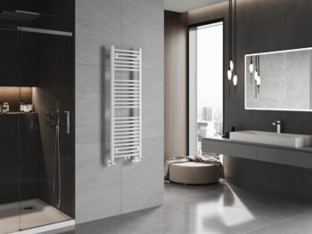 MEXEN - Ares vykurovací rebrík/radiátor 1200 x 400 mm, 442 W, biela W102-1200-400-00-20