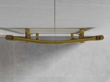 MEXEN - Ares vykurovací rebrík/radiátor 1200 x 600 mm, 490 W, zlatá W102-1200-600-00-50
