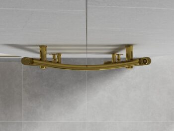 MEXEN - Ares vykurovací rebrík/radiátor 1500 x 500 mm, 497 W, zlatá W102-1500-500-00-50