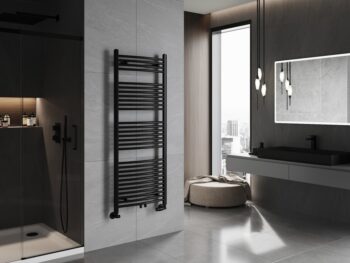 MEXEN - Ares vykurovací rebrík/radiátor 1500x600 mm, 733 W, čierna W102-1500-600-00-70