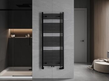 MEXEN - Ares vykurovací rebrík/radiátor 1500x600 mm, 733 W, čierna W102-1500-600-00-70