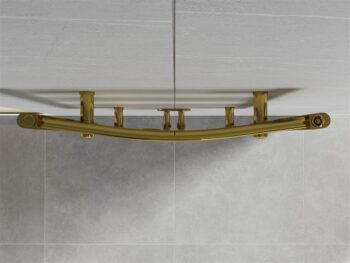 MEXEN - Ares vykurovací rebrík/radiátor 900 x 600 mm, 342 W, zlatá W102-0900-600-00-50
