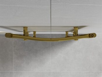 MEXEN - Ares vykurovací rebrík/radiátor 900 x 600 mm, 342 W, zlatá W102-0900-600-00-50