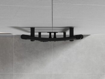 MEXEN - Ares vykurovací rebrík/radiátor 900x400 mm, 312 W, čierna W102-0900-400-00-70