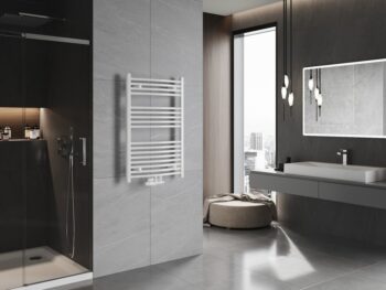 MEXEN - Ares vykurovací rebrík/radiátor 900x600 mm, 433 W, biela W102-0900-600-00-20