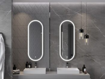 MEXEN - Bono zrkadlo s osvetlením 45 x 120, LED 600 9816-045-120-611-00