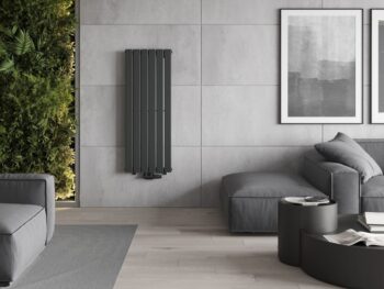 MEXEN - Boston vykurovací rebrík/radiátor 1200 x 452 mm, 611 W, antracit W213-1200-452-00-66