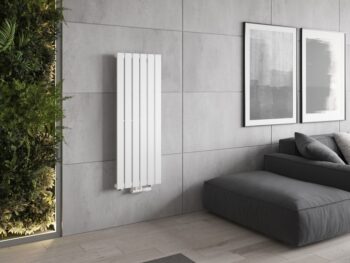 MEXEN - Boston vykurovací rebrík/radiátor 1200 x 452 mm, 611 W, biela W213-1200-452-00-20