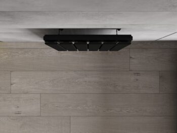MEXEN - Boston vykurovací rebrík/radiátor 1200 x 452 mm, 611 W, čierny W213-1200-452-00-70