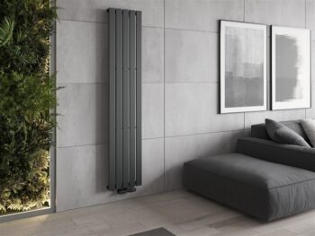 MEXEN - Boston vykurovací rebrík/radiátor 1800 x 376 mm, 740 W, antracit W213-1800-376-01-66