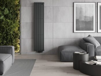 MEXEN - Boston vykurovací rebrík/radiátor 1800 x 376 mm, 740 W, antracit W213-1800-376-01-66