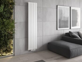 MEXEN - Boston vykurovací rebrík/radiátor 1800 x 376 mm, 740 W, biela W213-1800-376-01-20