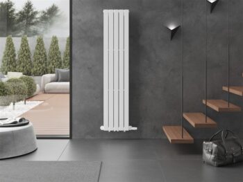 MEXEN - Boston vykurovací rebrík/radiátor 1800 x 376 mm, 740 W, biela W213-1800-376-01-20