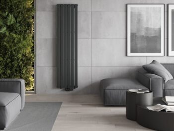 MEXEN - Boston vykurovací rebrík/radiátor 1800 x 452 mm, 888 W, antracit W213-1800-452-00-66