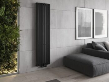 MEXEN - Boston vykurovací rebrík/radiátor 1800 x 452 mm, 888 W, čierny W213-1800-452-00-70