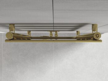 MEXEN - Ceres vykurovací rebrík/radiátor 1200 x 500 mm, 481 W, zlatá W111-1200-500-00-50