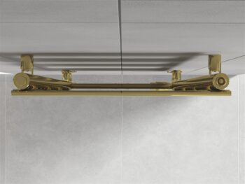 MEXEN - Ceres vykurovací rebrík/radiátor 1200 x 500 mm, 481 W, zlatá W111-1200-500-00-50