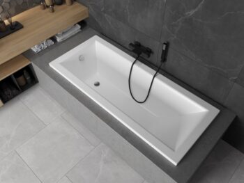MEXEN - Cubik obdĺžniková vaňa 180 x 80, biela 55031808000