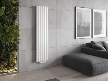 MEXEN - Dallas vykurovací rebrík/radiátor 1600 x 360 mm, 1039 W, biela W214-1600-360-00-20