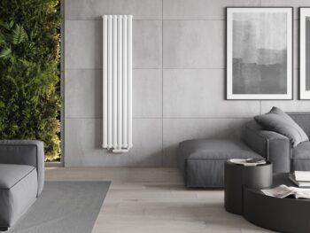 MEXEN - Dallas vykurovací rebrík/radiátor 1600 x 360 mm, 1039 W, biela W214-1600-360-00-20