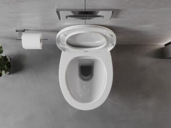 MEXEN - Egg Závesná WC misa vrátane sedátka s slow-slim, Duroplastu, biela 30245000