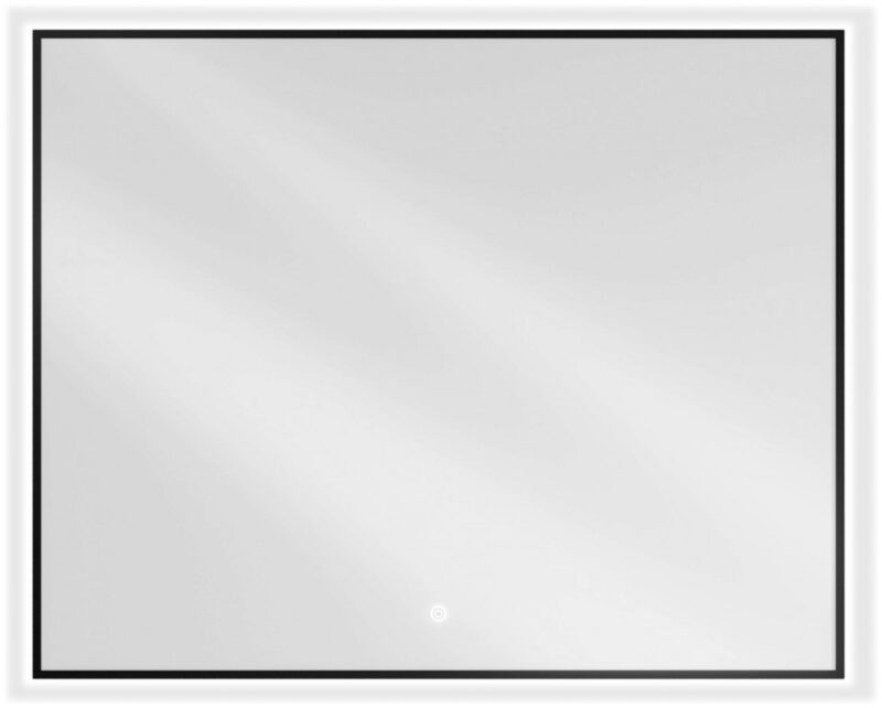 MEXEN - Erma zrkadlo s osvetlením 100 x 80, LED 6000K, čierny rám 9814-100-080-611-70 MEXEN - Erma zrkadlo s osvetlením 100 x 80, LED 6000K, čierny rám 9814-100-080-611-70
