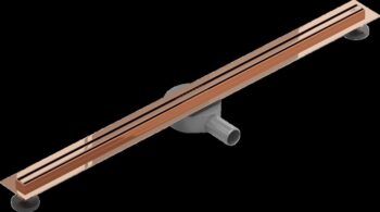 MEXEN - Flat 360 Slim žľab otočný 100 cm ružové zlato 1641100