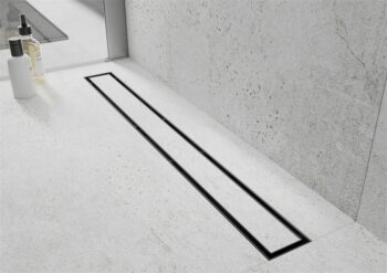 MEXEN - Flat M13 odtokový žľab 2v1 160, čierny (1710160) 2. akosť