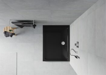MEXEN - Flat sprchová vanička obdĺžniková slim 100 x 70, čierna 40707010