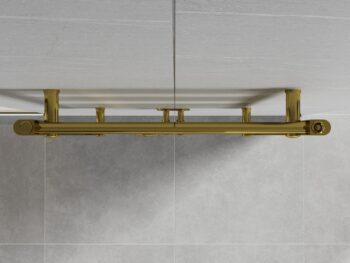 MEXEN - Mars vykurovací rebrík/radiátor 1200 x 600 mm, 487 W, zlatý W110-1200-600-00-50
