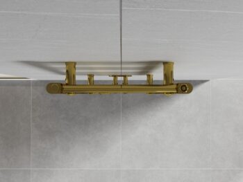 MEXEN - Mars vykurovací rebrík/radiátor 700 x 400 mm, 188 W, zlatý W110-0700-400-00-50
