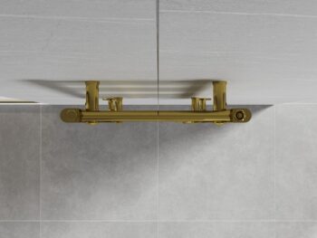 MEXEN - Mars vykurovací rebrík/radiátor 700 x 400 mm, 188 W, zlatý W110-0700-400-00-50