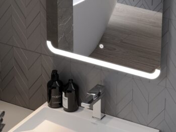 MEXEN - Nida zrkadlo s osvetlením 60 x 80, LED 600 9806-060-080-611-00