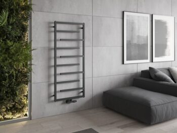 MEXEN - Orlando vykurovací rebrík/radiátor 1380 x 600 mm, 499 W, antracit W207-1380-600-00-66