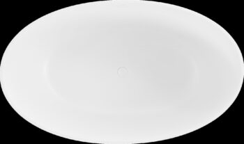 MEXEN - Parma voľne stojaca vaňa z liateho mramoru 160 x 95, biela mat 57231609500