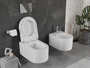 MEXEN - Sofia Závesná WC misa vrátane sedátka, biela 30798000