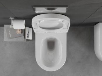 MEXEN - Sofia Závesná WC misa vrátane sedátka, biela 30798000
