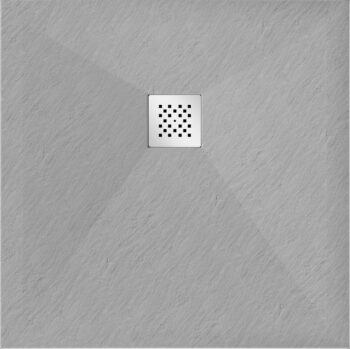 MEXEN - Stone+ Sprchová vanička štvorcová 90x90, šedý-betón 44619090