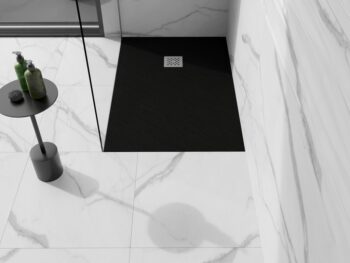 MEXEN - Stone+ sprchová vanička obdĺžniková 120x100, čierna 44701012