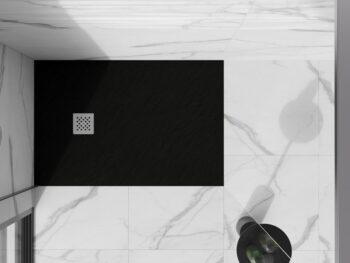 MEXEN - Stone+ sprchová vanička obdĺžniková 120x100, čierna 44701012
