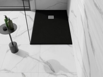 MEXEN - Stone+ sprchová vanička obdĺžniková 120x100, čierna 44701012