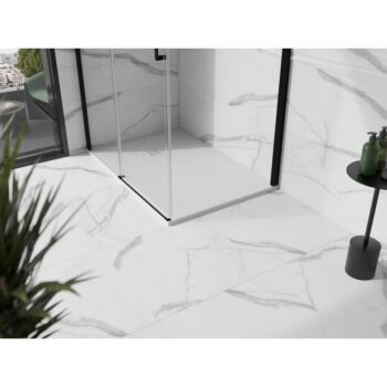 MEXEN - Stone+ sprchová vanička obdĺžniková 130x90, biela 44109013