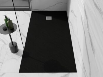 MEXEN - Stone+ sprchová vanička obdĺžniková 180x70, čierna 44707018