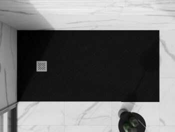 MEXEN - Stone+ sprchová vanička obdĺžniková 180x70, čierna 44707018