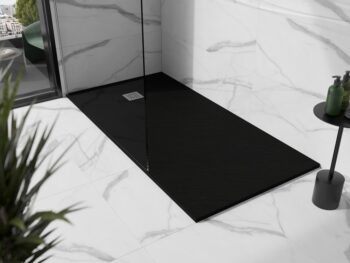 MEXEN - Stone+ sprchová vanička obdĺžniková 180x70, čierna 44707018