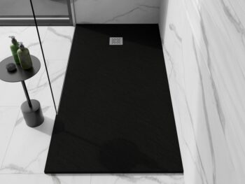 MEXEN - Stone+ sprchová vanička obdĺžniková 180x70, čierna 44707018