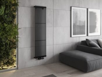 MEXEN - Tulsa vykurovací rebrík/radiátor 1600 x 420 mm, 613 W, čierny W219-1600-420-00-70